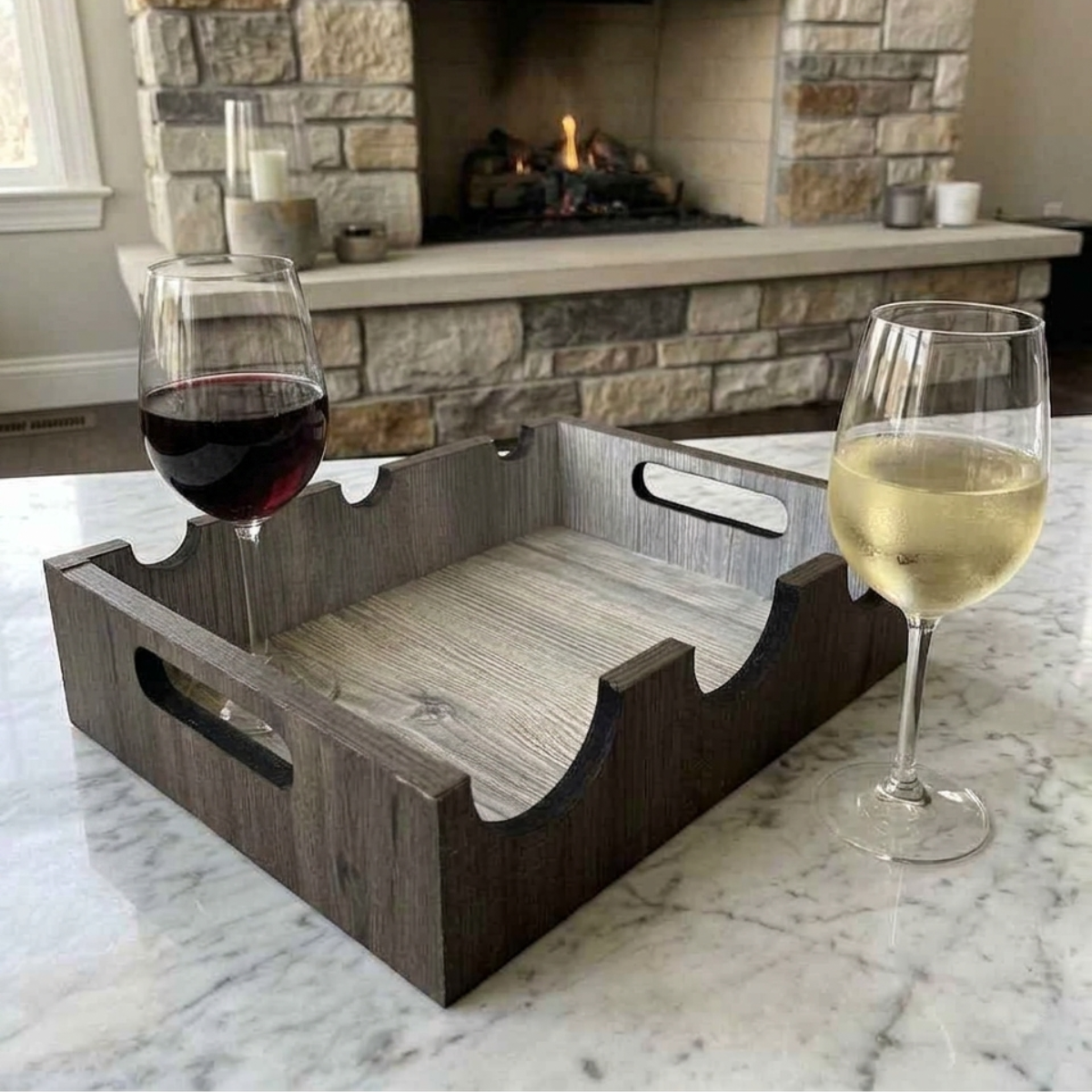 Wine and Charcuterie Serving Rack Set