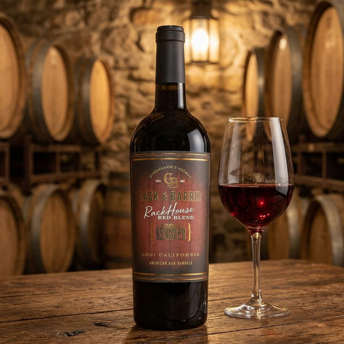 Cask & Barrel | Bourbon Barrel Aged Red Blend