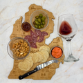 State Cutting Board, Wine, and Charcuterie Gift Set