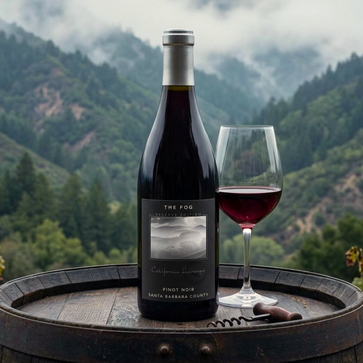 The Fog Pinot Noir | Reserve Edition, California Landscapes