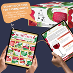 Wine advent calendars each come with a unique QR code that takes you to each wine profile and tasting notes with food pairing options so you can get the most enjoyment out of each bottle