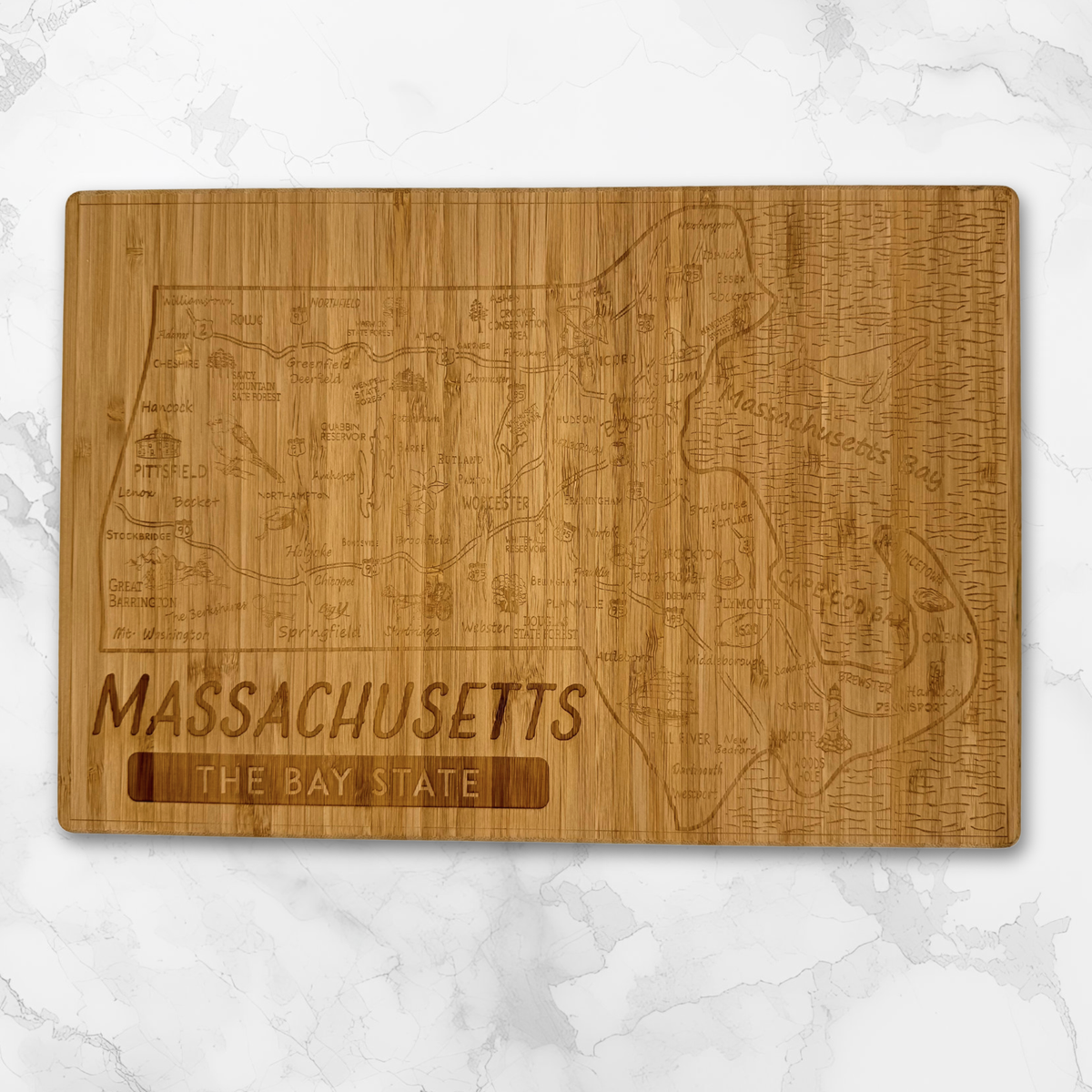 State Cutting Board, Wine, and Charcuterie Set (Central Coast)