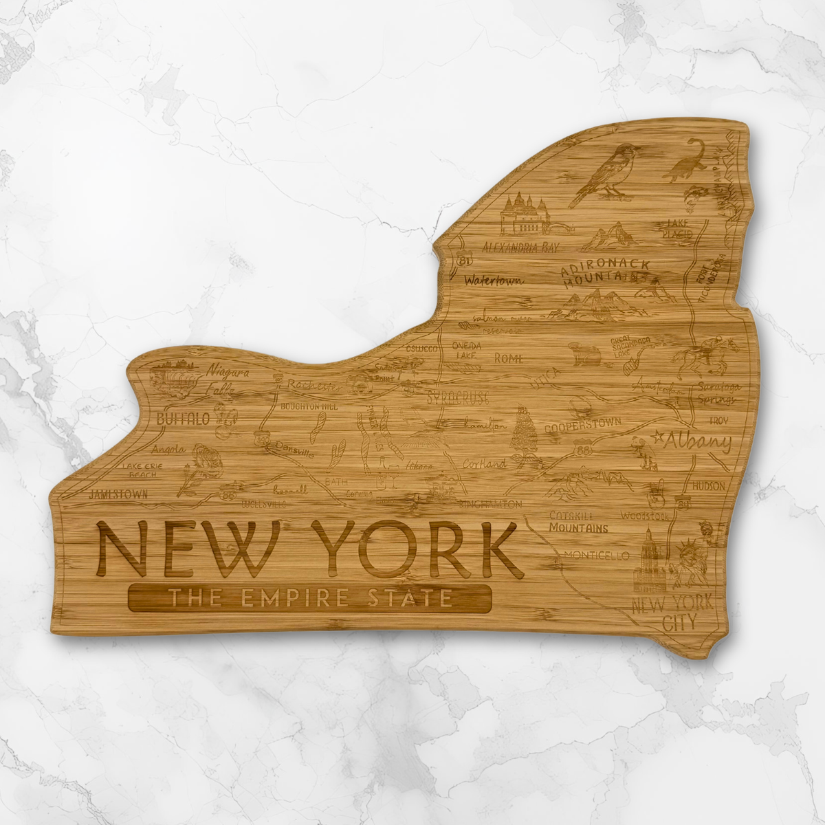 State Cutting Board, Wine, and Charcuterie Set (Central Coast)